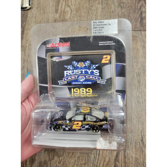Action Other - Rusty Wallace #2 Dodge Retirement "LAST CALL" Car 2004 Action 1:64 RARE 1/3,936